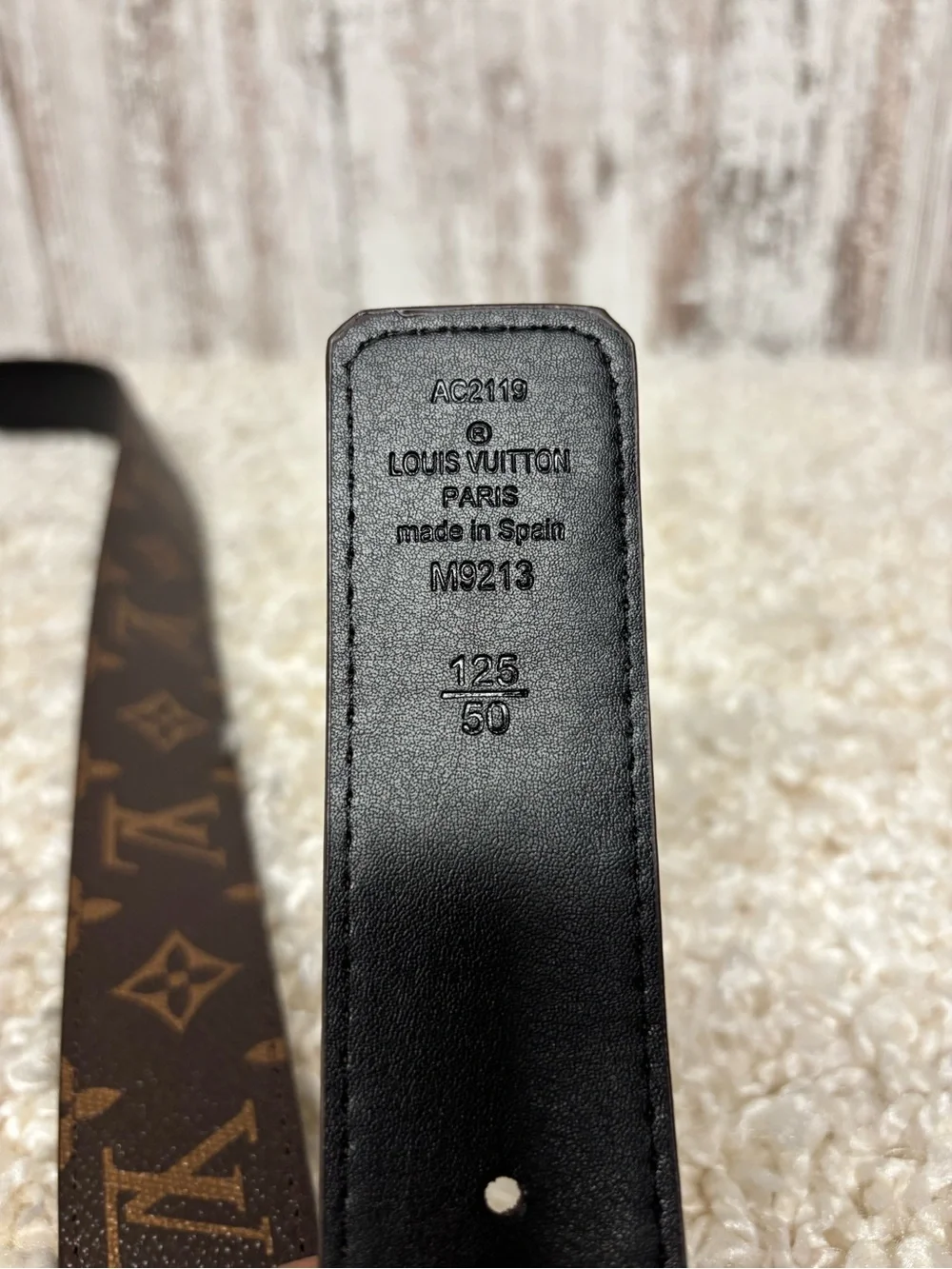 Men’s brown belt